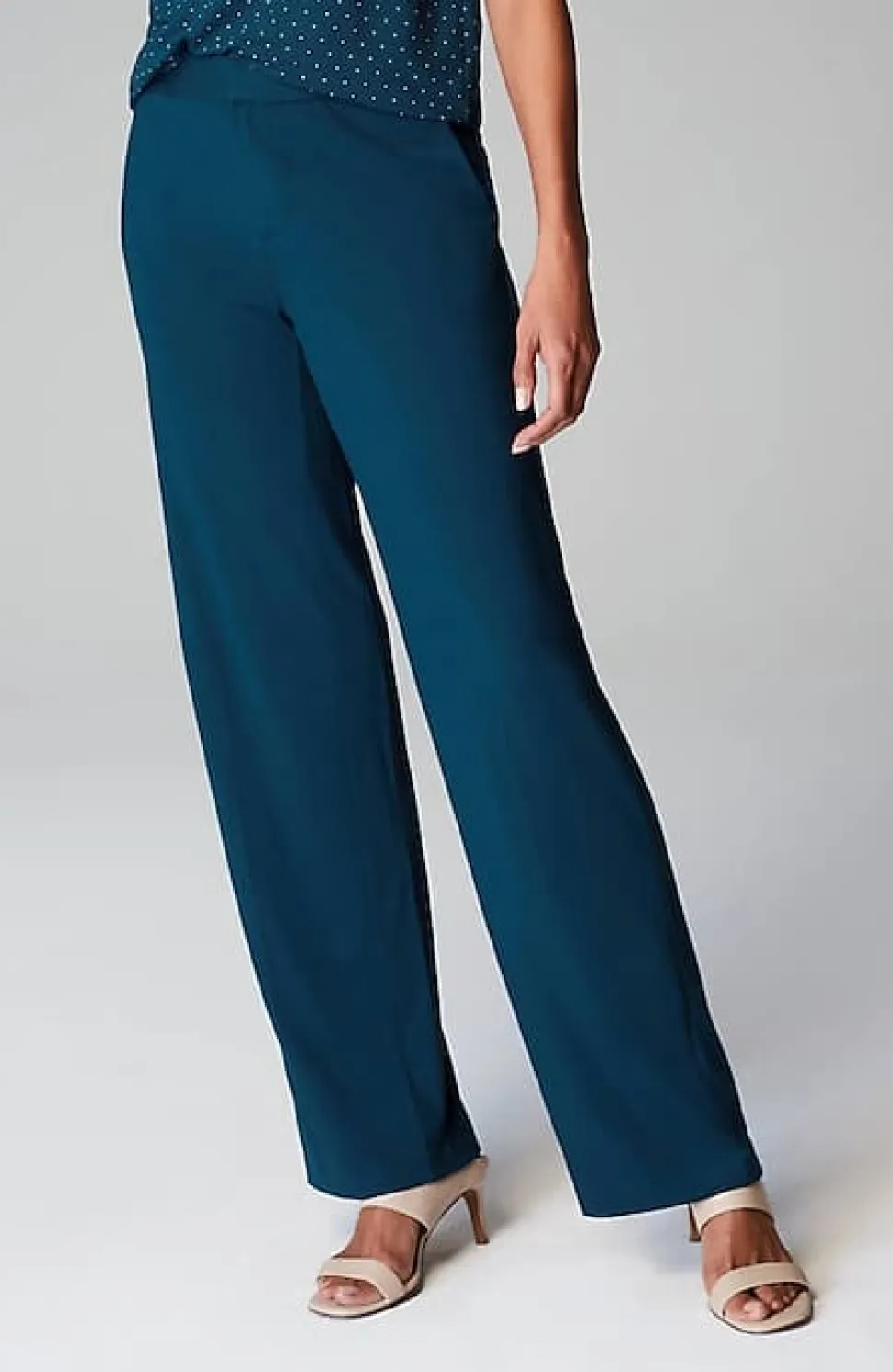 Wearever Double-Face Jersey Trousers | Jjill