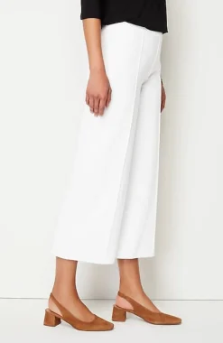 Wearever Double-Face Jersey Pintucked Crops | Jjill