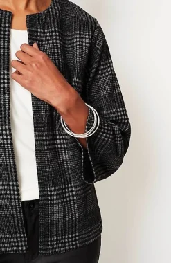 Wearever Double-Knit Jacquard Cropped Jacket | Jjill