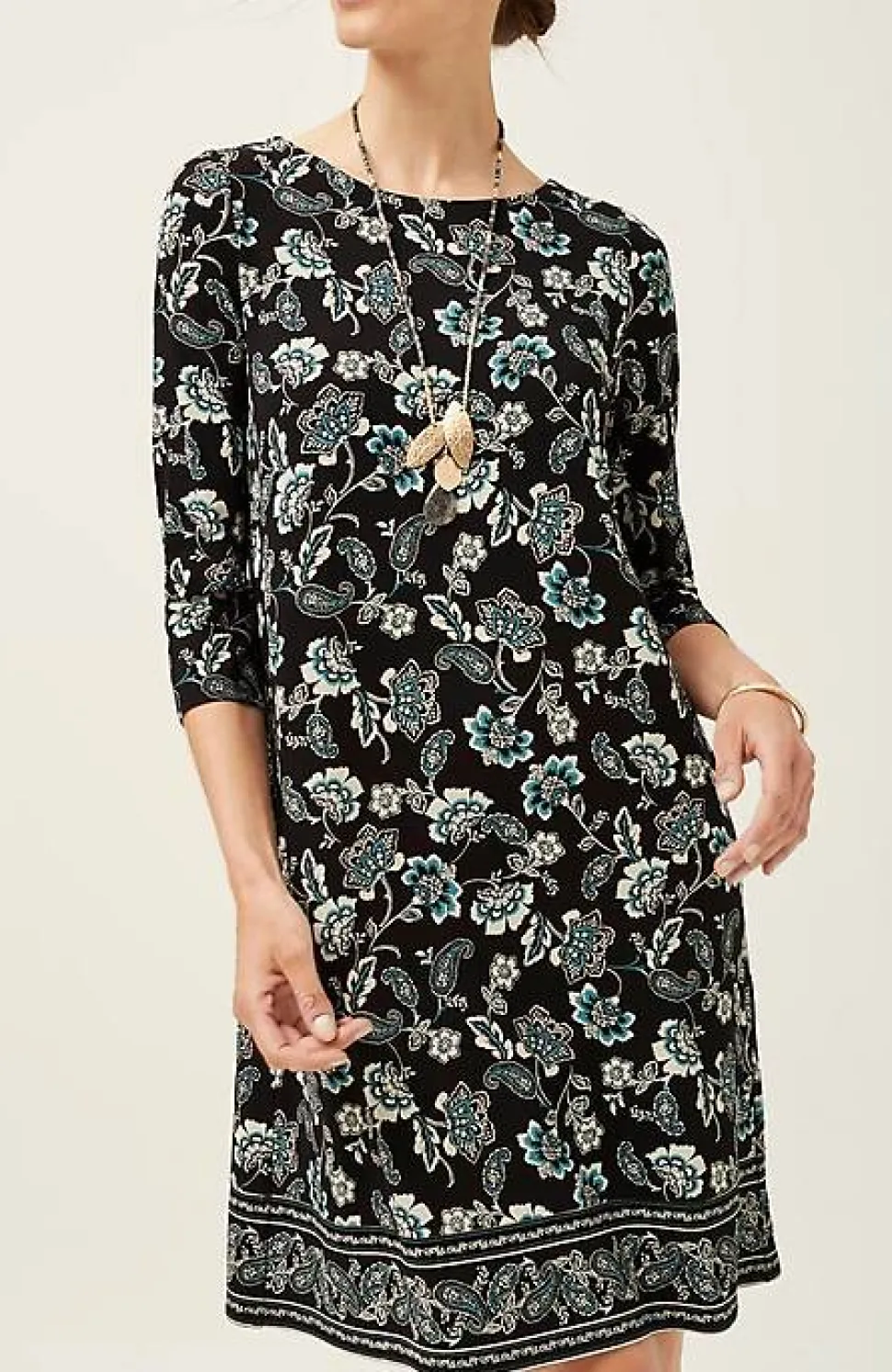 Wearever Easy Pleat-Back Dress | Jjill