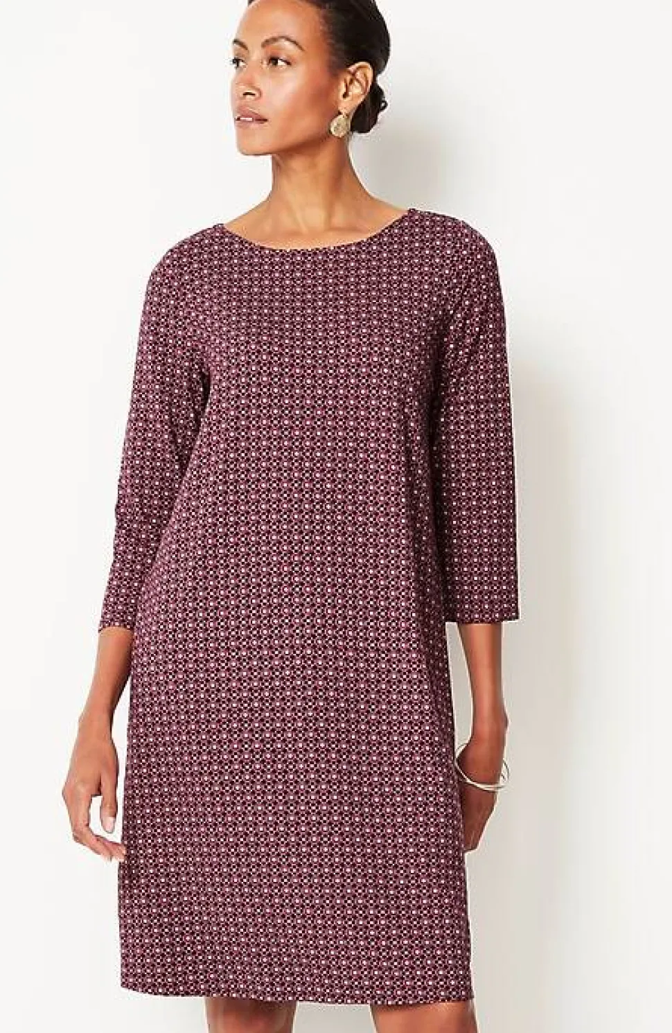 Wearever Easy Pleat-Back Dress | Jjill