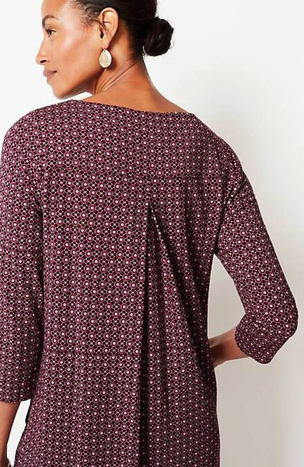 Wearever Easy Pleat-Back Dress | Jjill