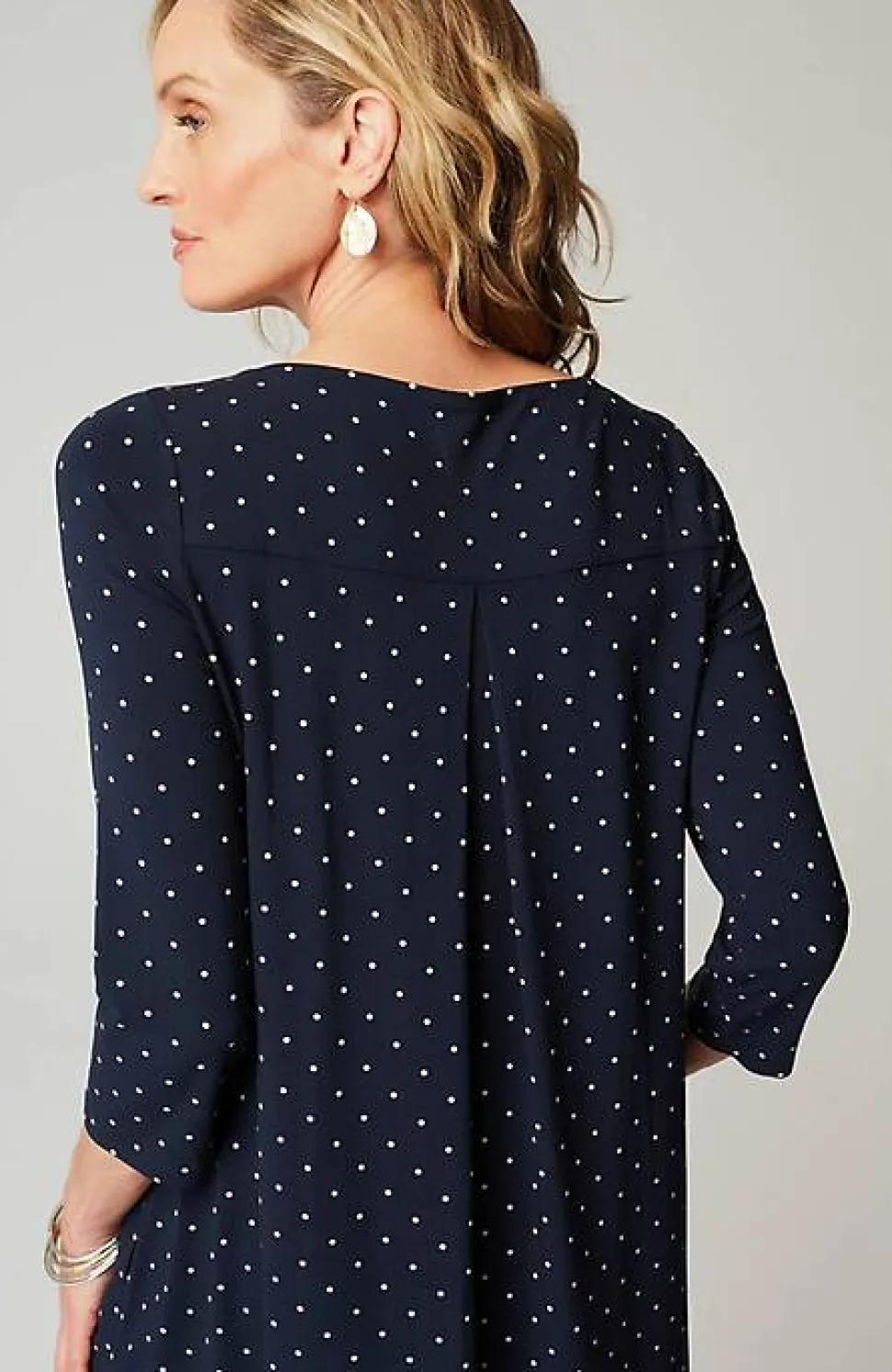 Wearever Easy Pleat-Back Dress | Jjill