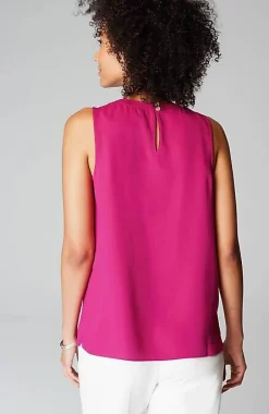 Wearever Easy-Care Pleated Top | Jjill
