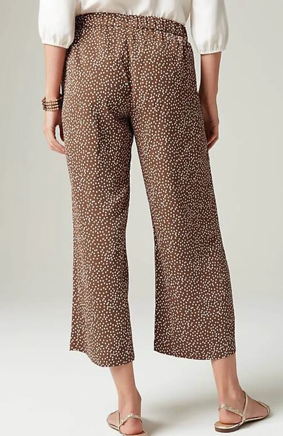 Wearever Easy-Care Woven Wide-Leg Crops | Jjill