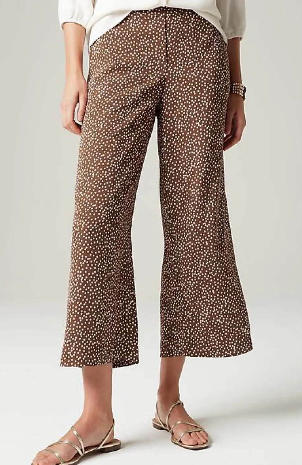 Wearever Easy-Care Woven Wide-Leg Crops | Jjill