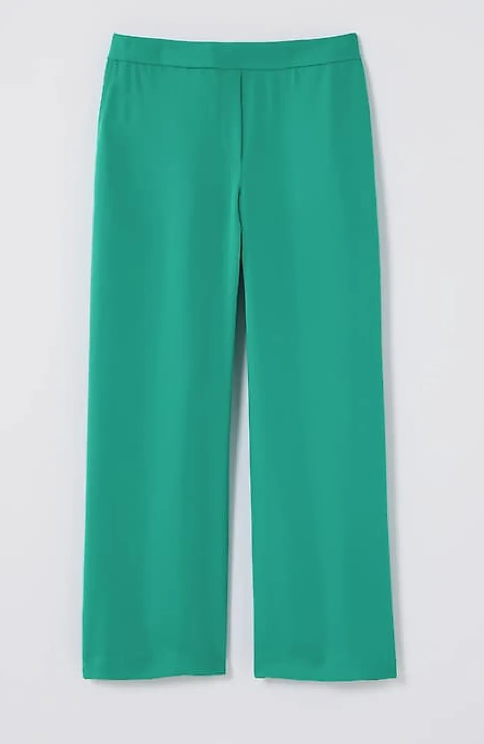 Wearever Easy-Care Woven Wide-Leg Crops | Jjill