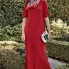 Wearever Elbow-Sleeve Maxi Dress | Jjill
