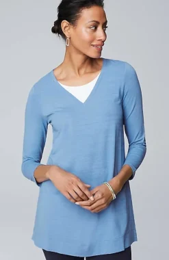Wearever Faux-Layered Tunic | Jjill