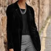 Wearever Knit Velvet Jacket | Jjill