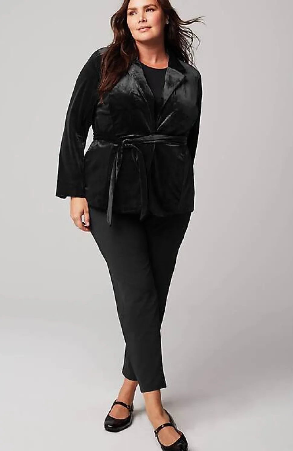 Wearever Knit Velvet Jacket | Jjill