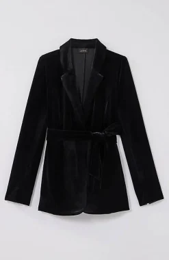 Wearever Knit Velvet Jacket | Jjill
