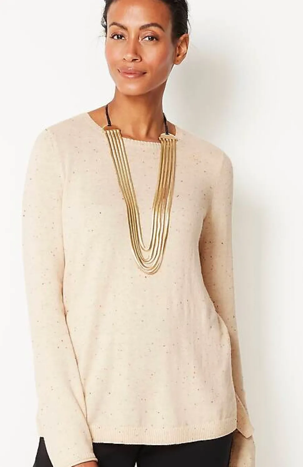 Wearever Layering Crew-Neck Sweater | Jjill