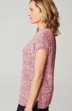 Wearever Marled Dolman-Sleeve Pullover | Jjill