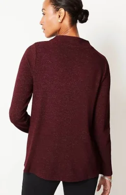 Wearever Mock-Neck Ottoman Top | Jjill