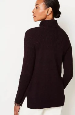 Wearever Placed-Rib Sweater | Jjill
