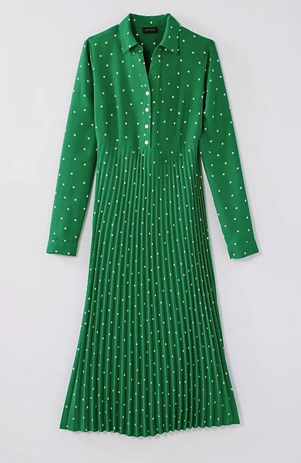Wearever Pleated Midi Shirtdress | Jjill