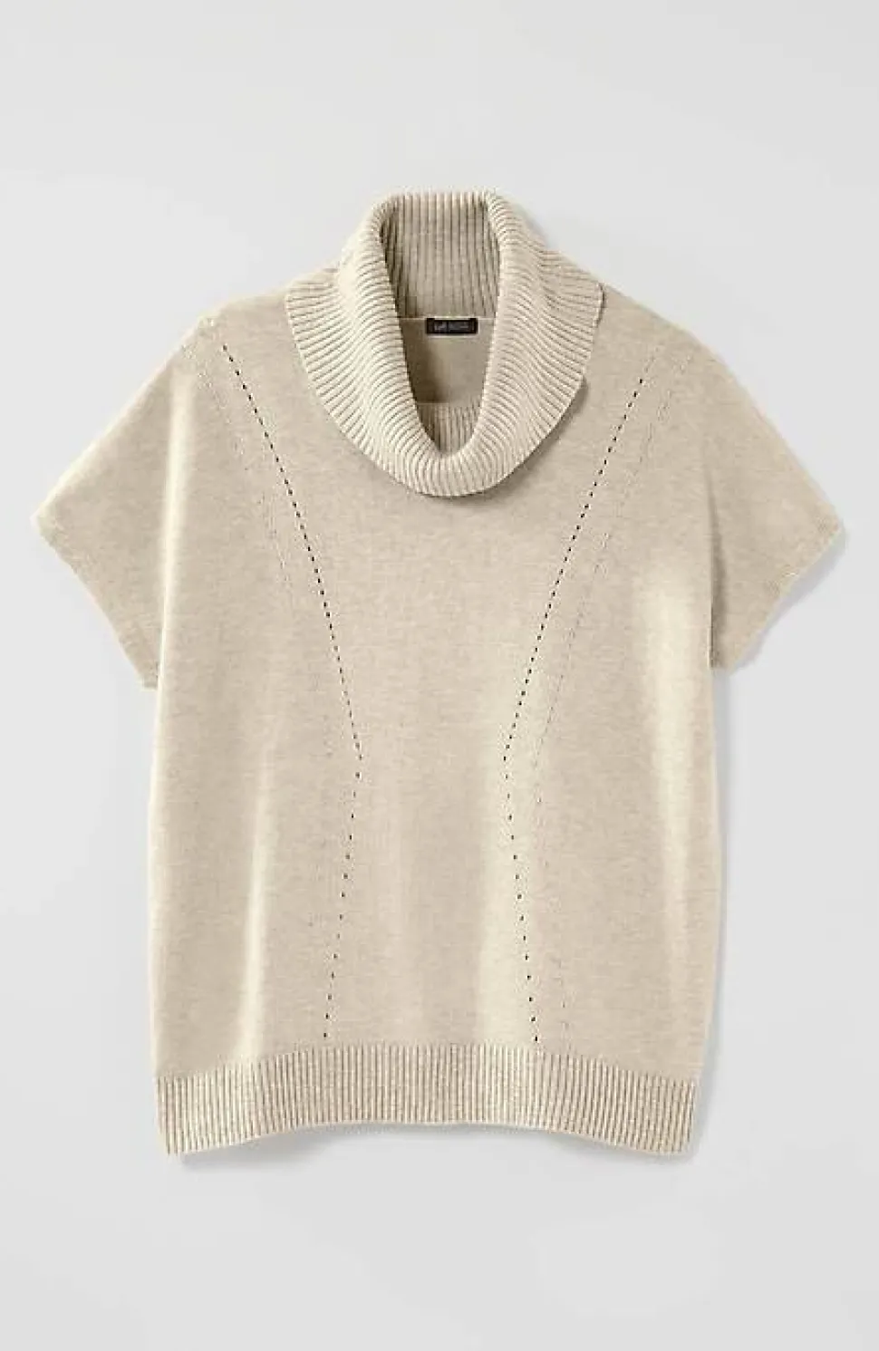 Wearever Pointelle Short-Sleeve Sweater | Jjill