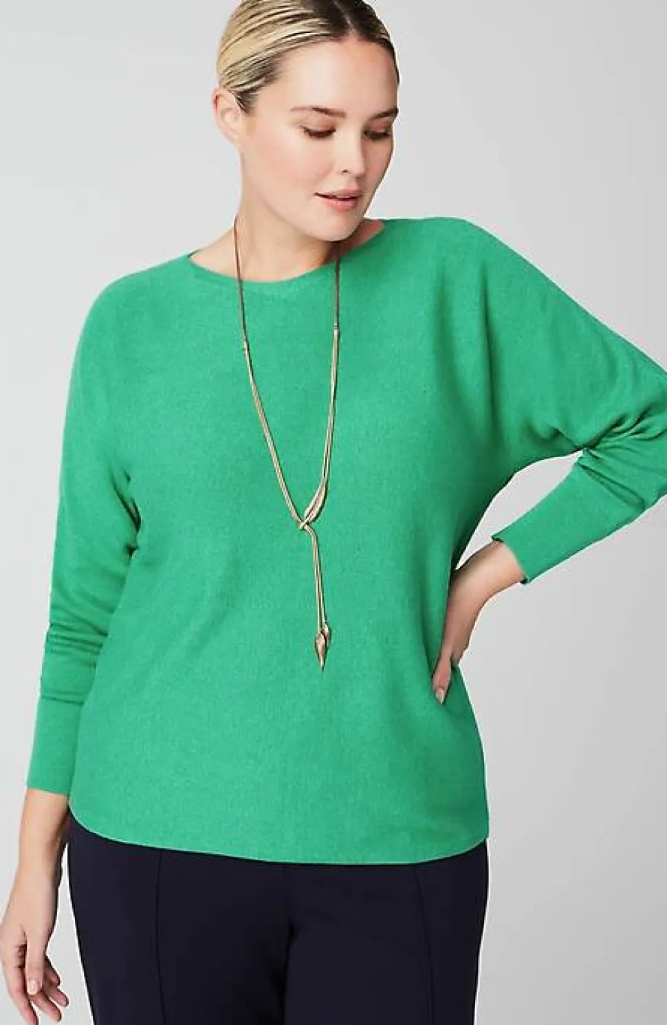 Wearever Refined Knit Dolman-Sleeve Sweater | Jjill