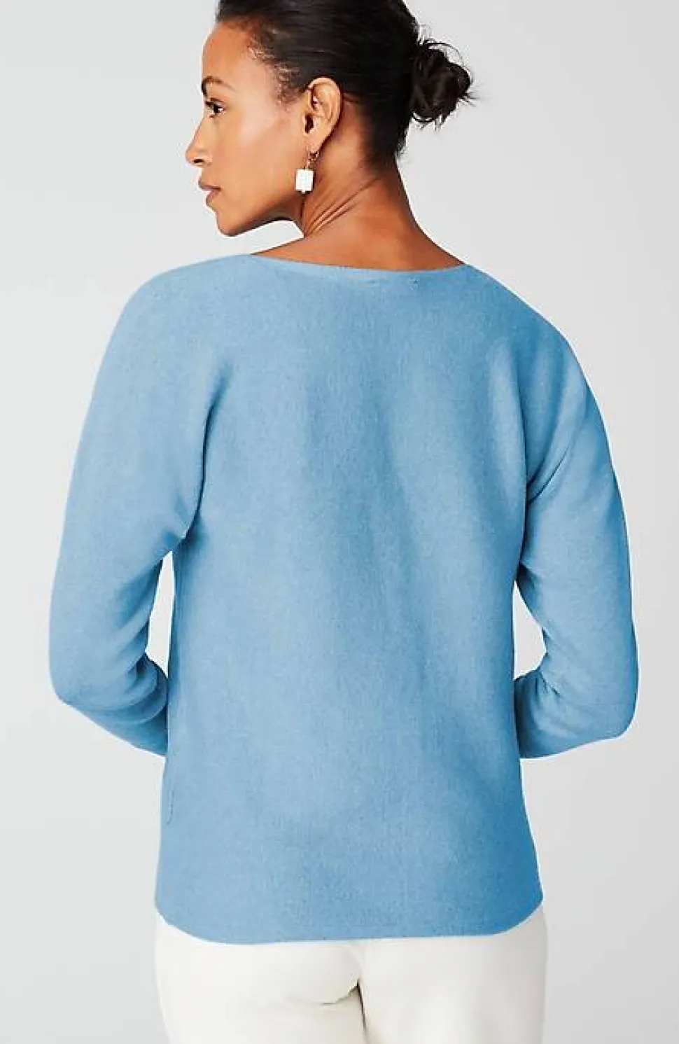 Wearever Refined Knit Dolman-Sleeve Sweater | Jjill