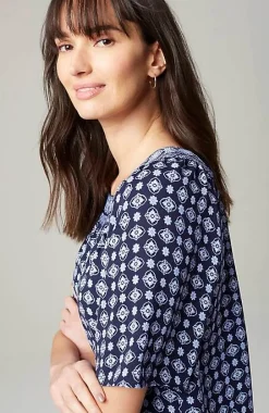 Wearever Shirred Square-Neck Top | Jjill