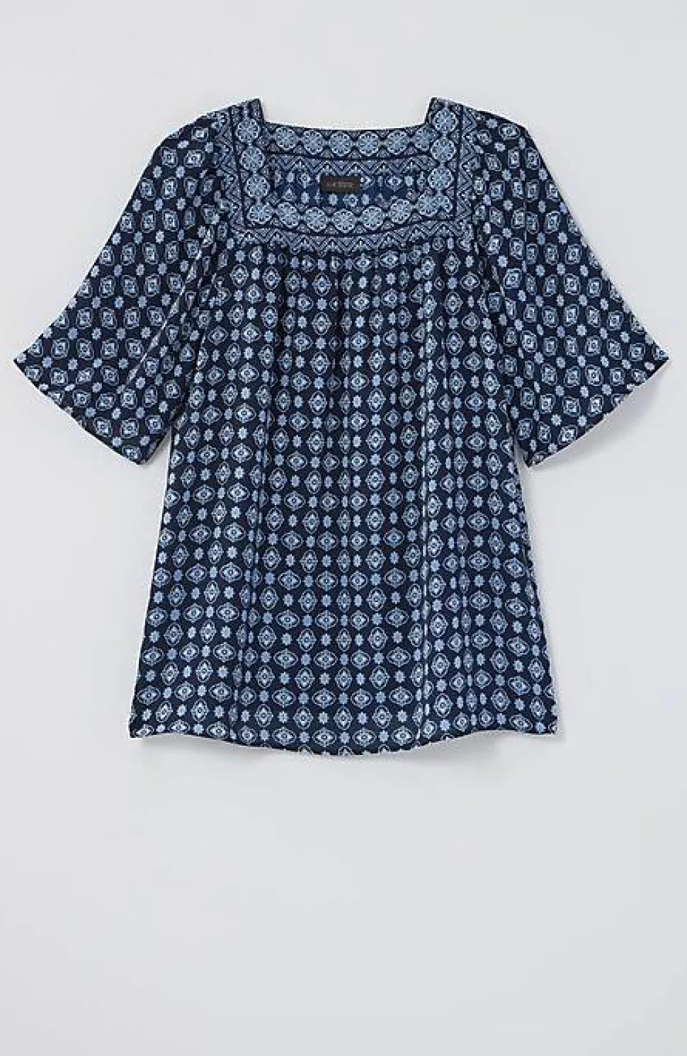 Wearever Shirred Square-Neck Top | Jjill