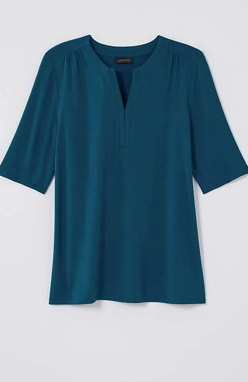 Wearever Shirred-Shoulder Top | Jjill