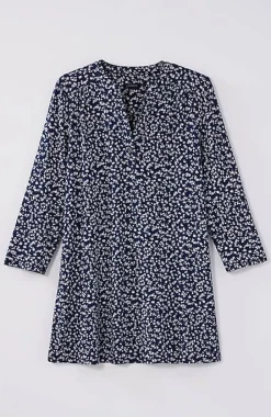 Wearever Shirred-Yoke Split-Neck Tunic | Jjill