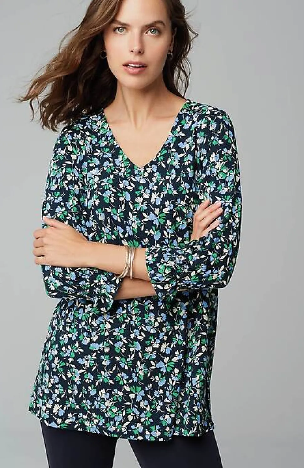 Wearever Smocked Tunic | Jjill
