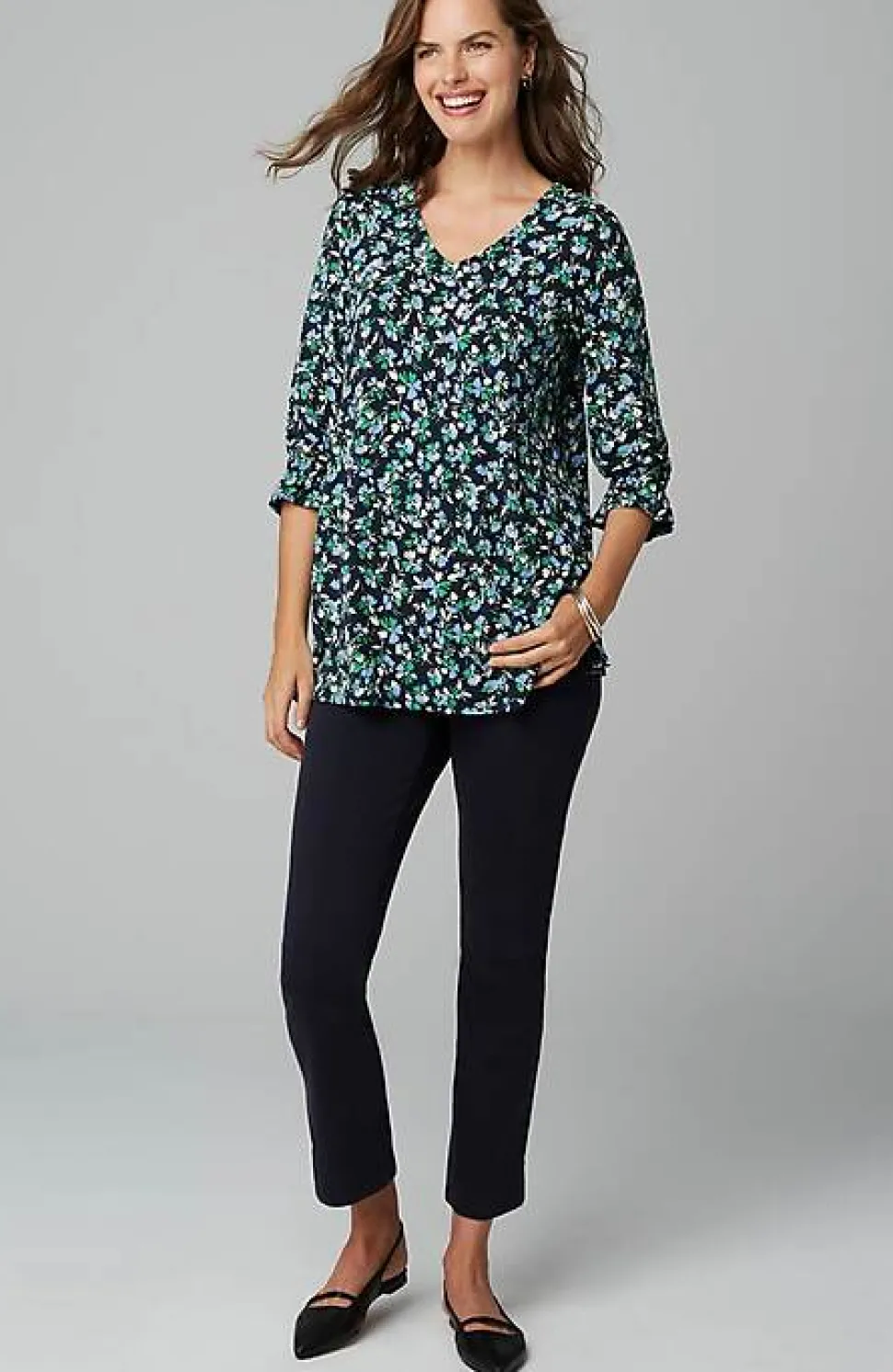 Wearever Smocked Tunic | Jjill