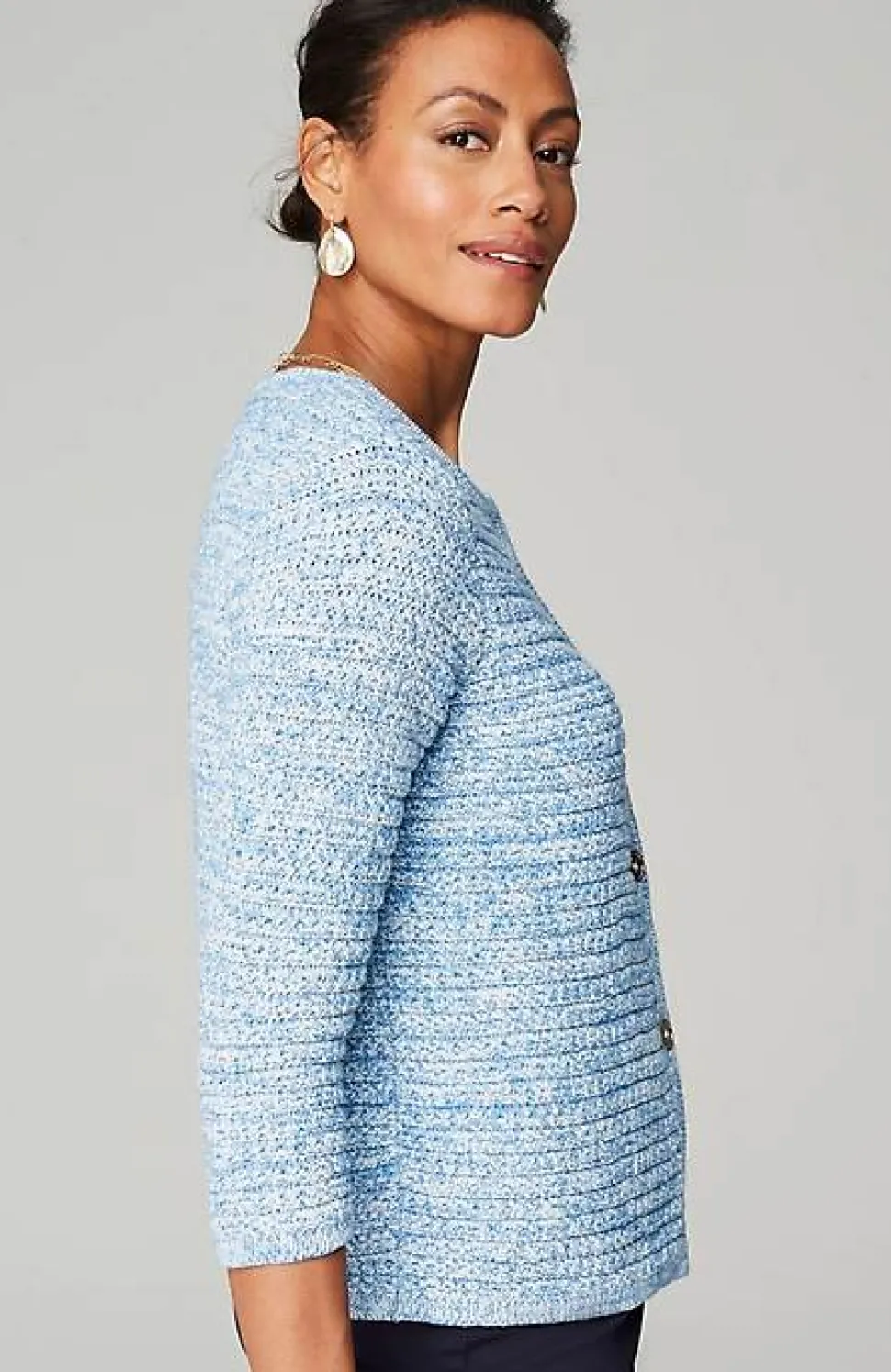 Wearever Spray-Dyed Sweater-Jacket | Jjill