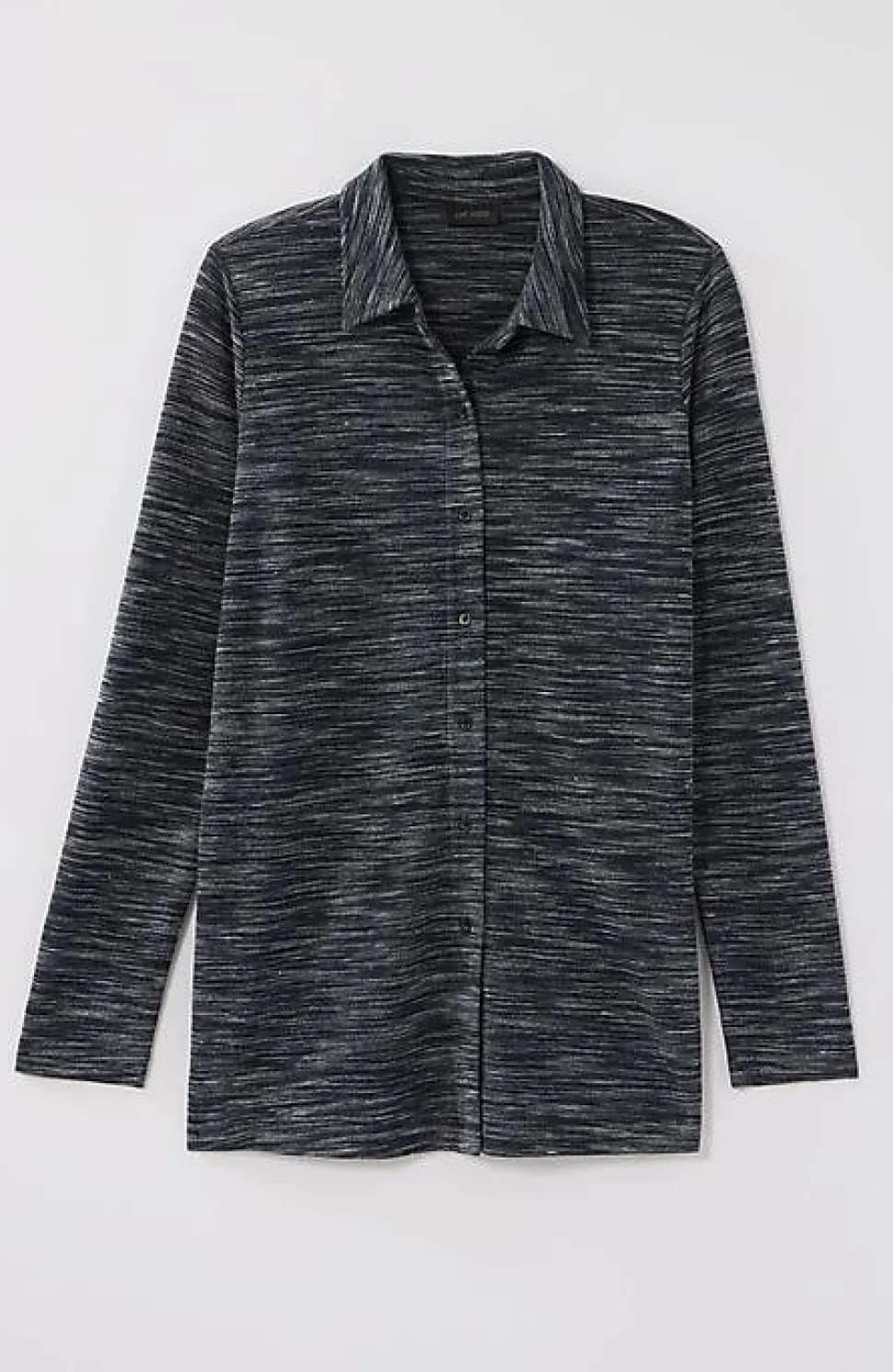 Wearever Textured Button-Front Tunic | Jjill