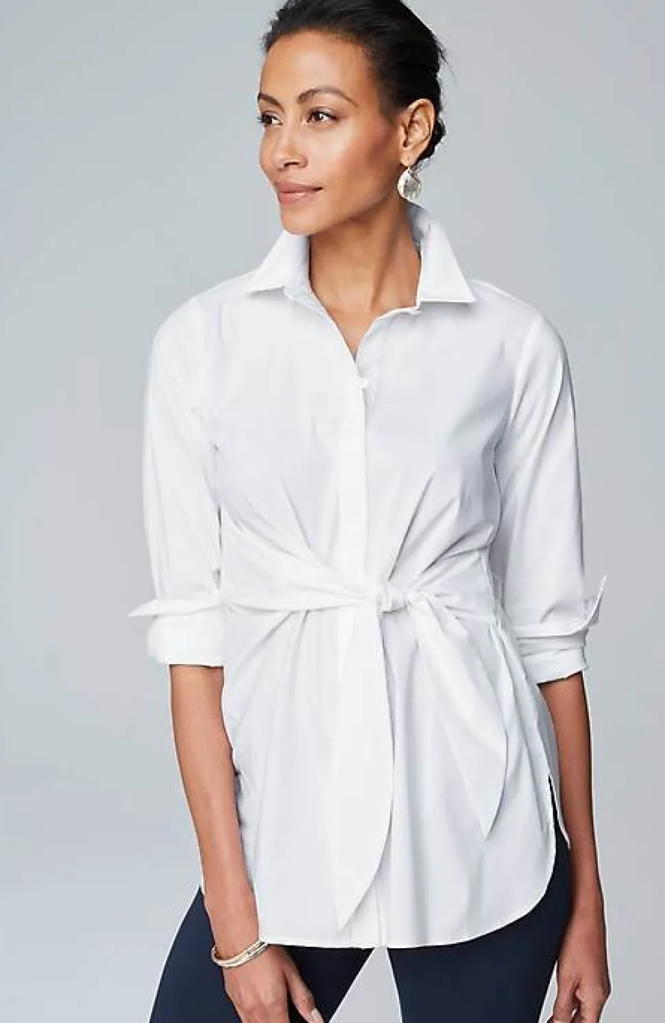 Wearever Tie-Front Top | Jjill