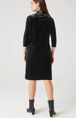 Wearever Velvet-Knit Dress | Jjill