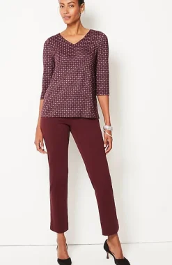 Wearever V-Neck Ballet-Sleeve Top | Jjill