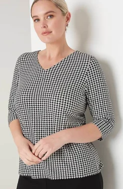 Wearever V-Neck Ballet-Sleeve Top | Jjill