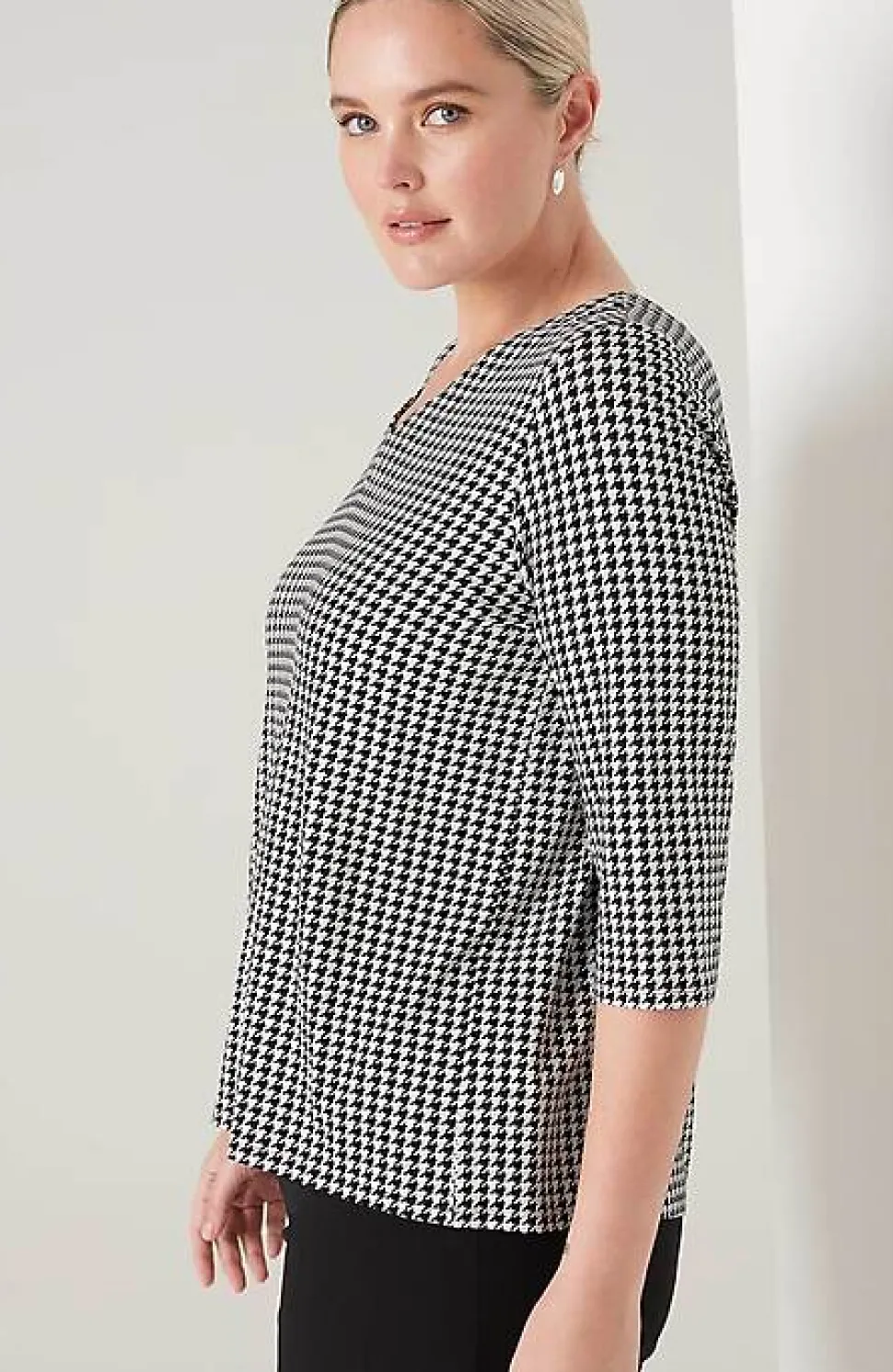 Wearever V-Neck Ballet-Sleeve Top | Jjill