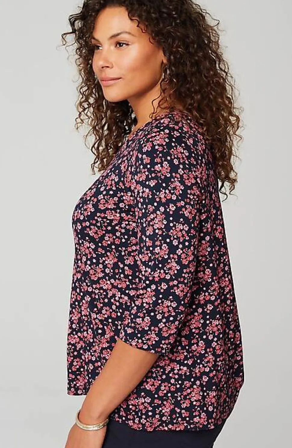 Wearever V-Neck Ballet-Sleeve Top | Jjill