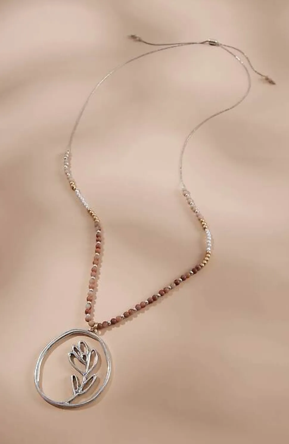 Windswept Petals Sculptural Flower Pendant Necklace | Jjill
