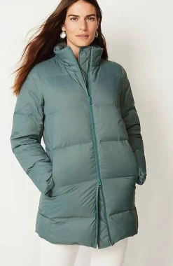 Zip-Front Down Puffer Coat | Jjill
