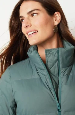 Zip-Front Down Puffer Coat | Jjill
