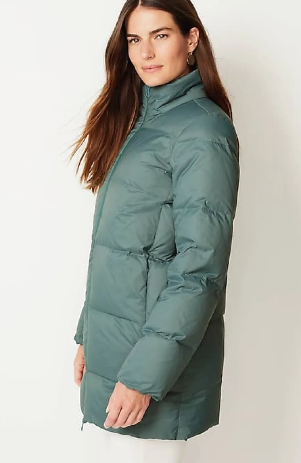 Zip-Front Down Puffer Coat | Jjill