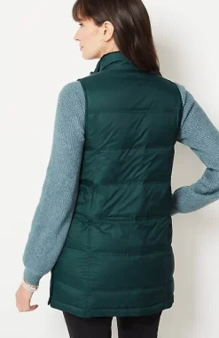 Zip-Front Down Puffer Vest | Jjill