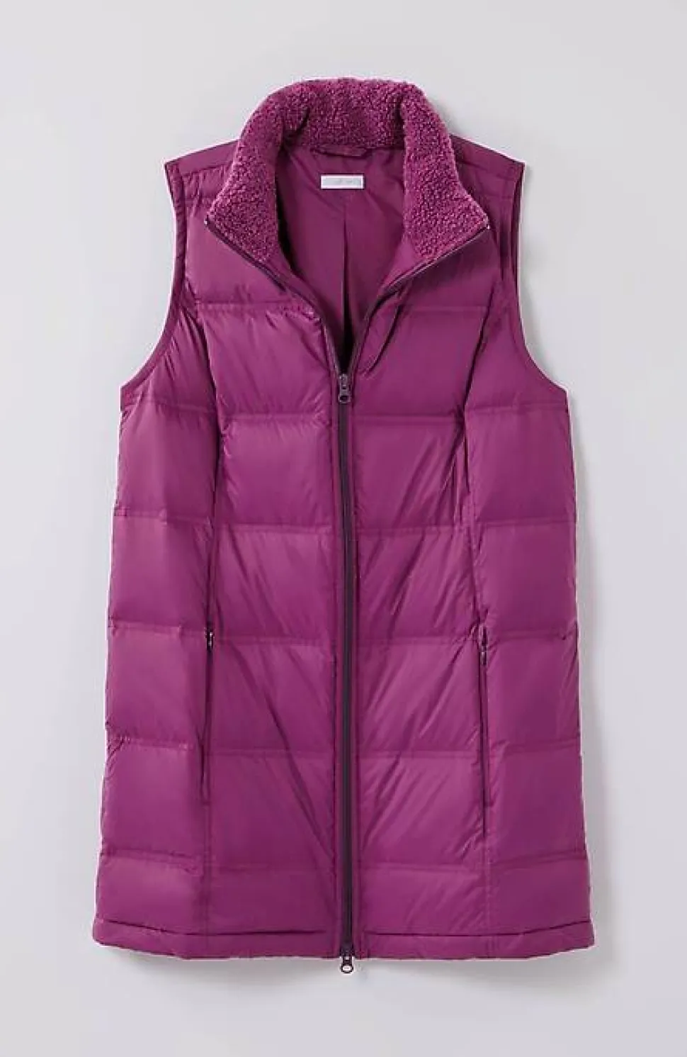 Zip-Front Down Puffer Vest | Jjill